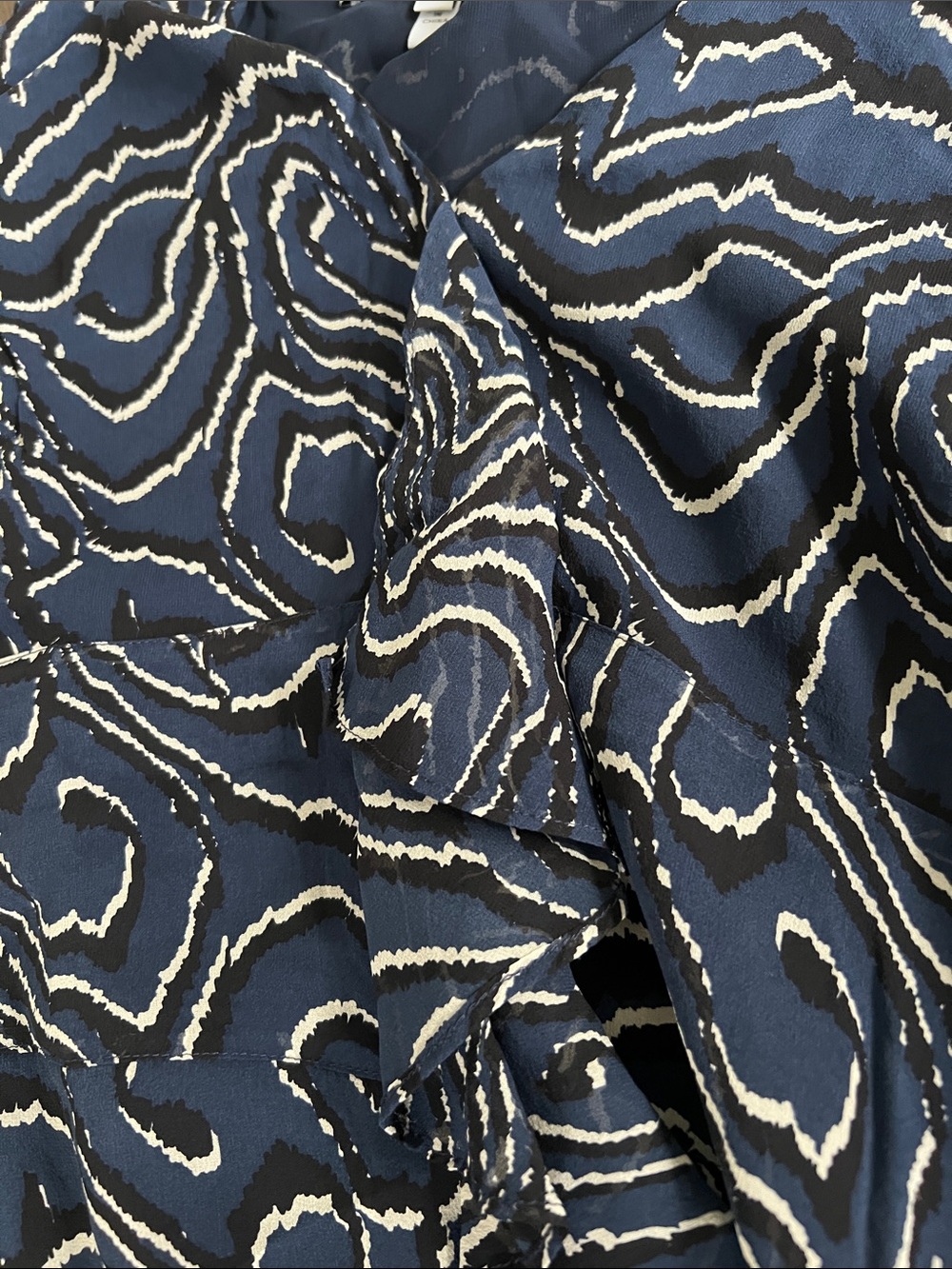 Derek Lam 10 Crosby Cascade Ruffle Silk Dress - Picture 9 of 10